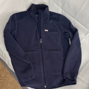 Figs Women's Navy Fleece Jacket